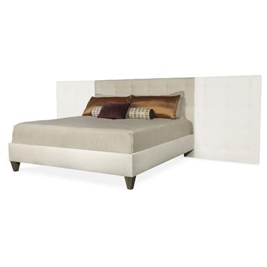 Details Low Upholstered Bed - Cal King